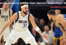 Dallas Mavericks vs Golden State Warriors Match Player Stats