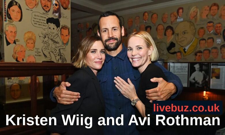 Kristen Wiig and Avi Rothman