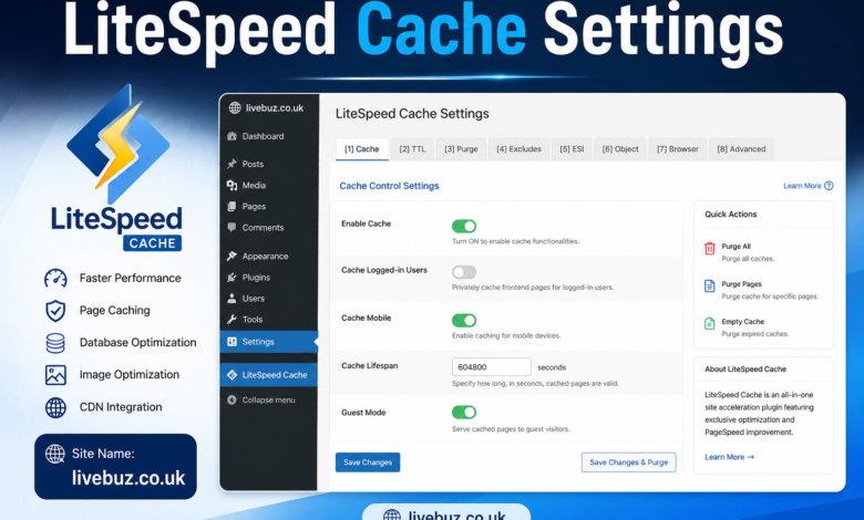 LiteSpeed Cache Settings