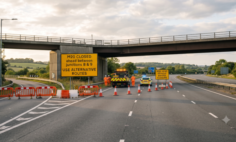 M20 Kent Vehicle Bridge Closure