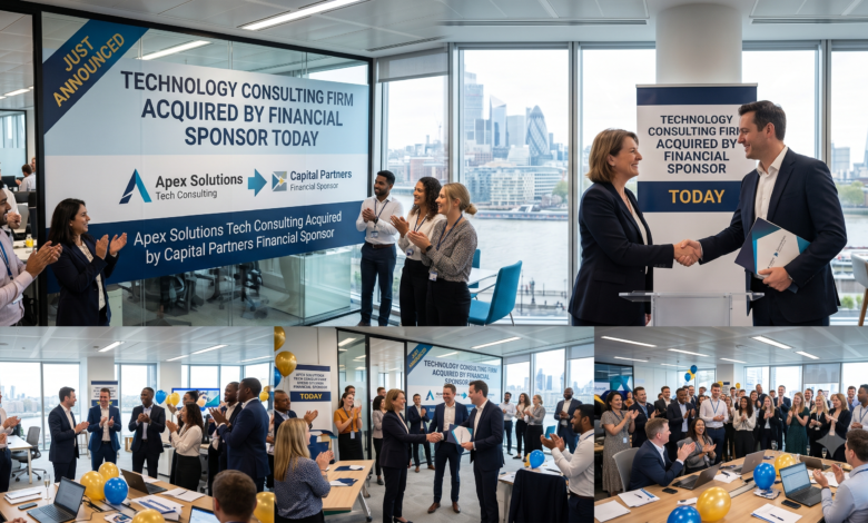 Technology Consulting Firm Acquired by Financial Sponsor Today