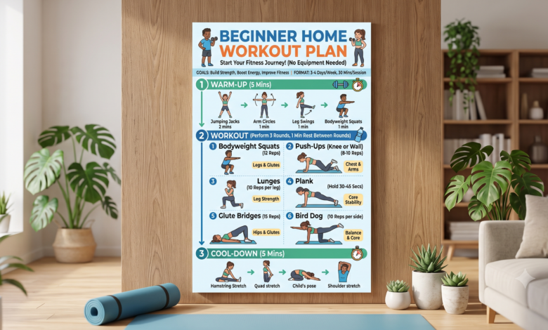 Beginner Home Workout Plan